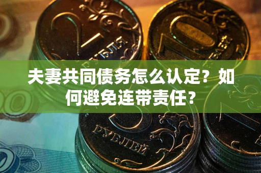 济南夫妻共同债务怎么认定？如何避免连带责任？