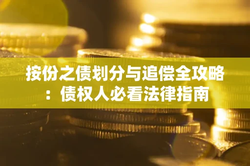 济南按份之债划分与追偿全攻略：债权人必看法律指南