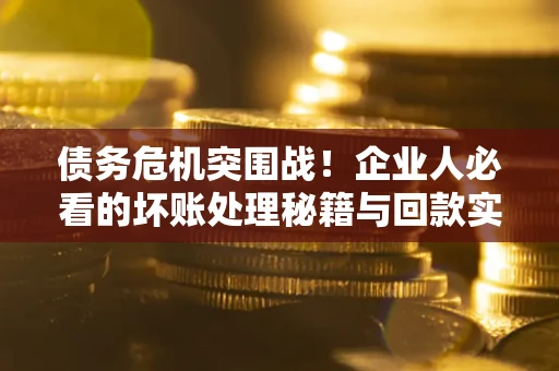 济南债务危机突围战！企业人必看的坏账处理秘籍与回款实战指南